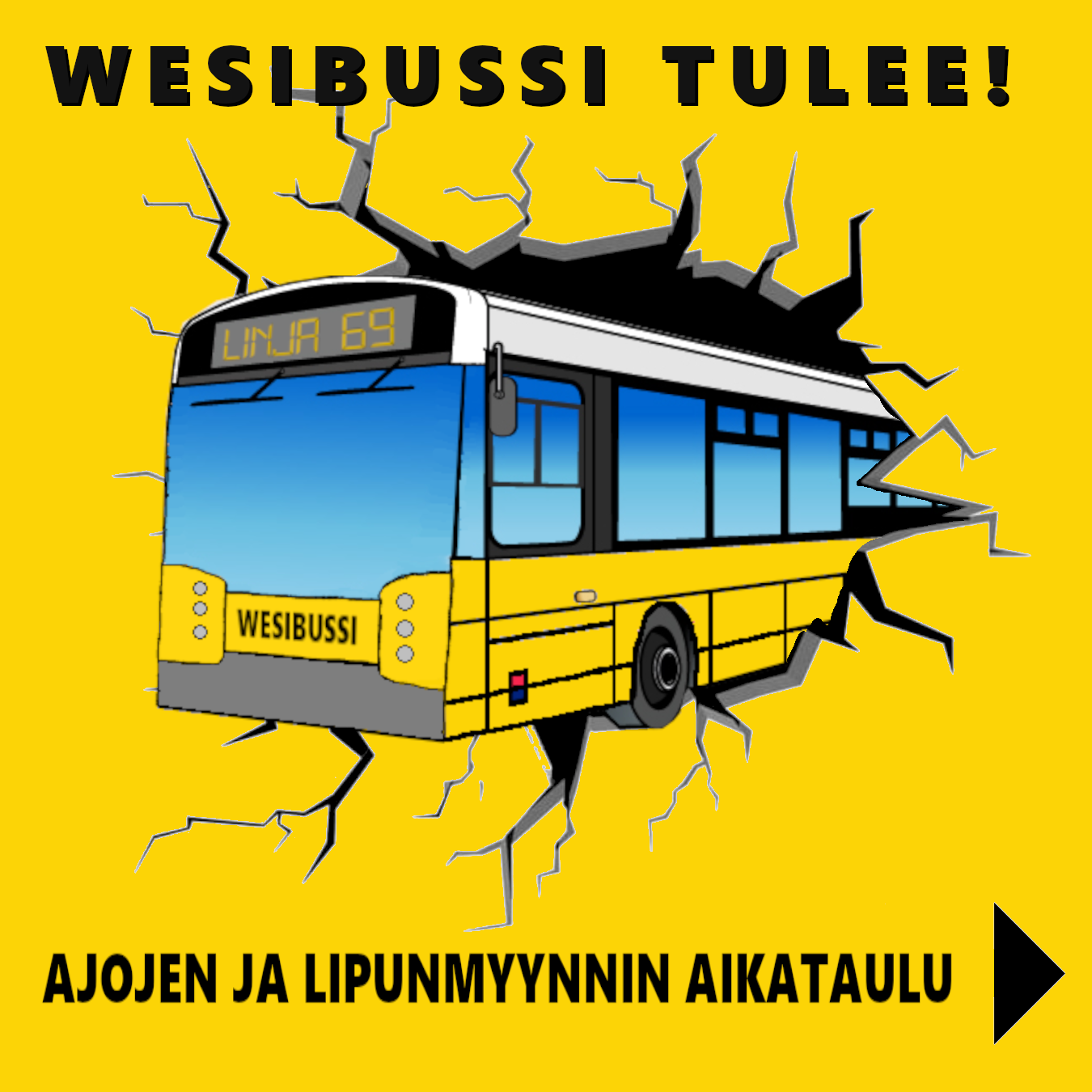 Social media graphic for Wesibussi event