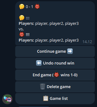 Between round controls