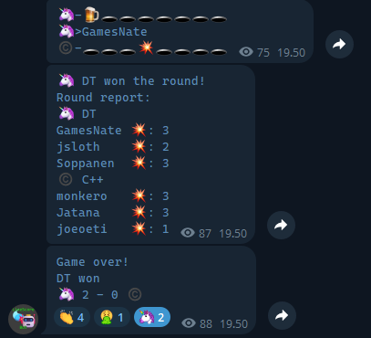 Broadcast message